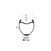 GR724 700C GRAVEL RIMS CROSS SECTION